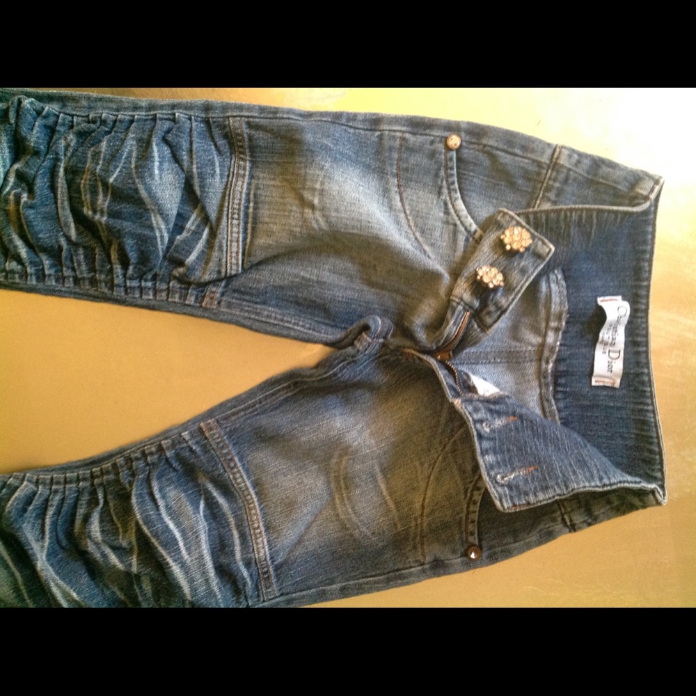 Christian Dior high wasted jeans